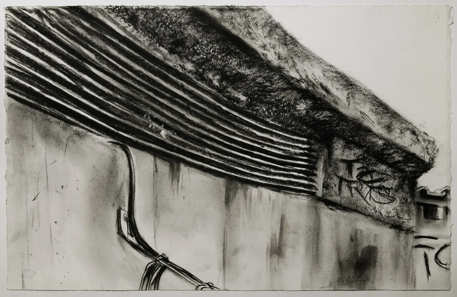 Les Aygalades — charcoal on paper, 1 of 30