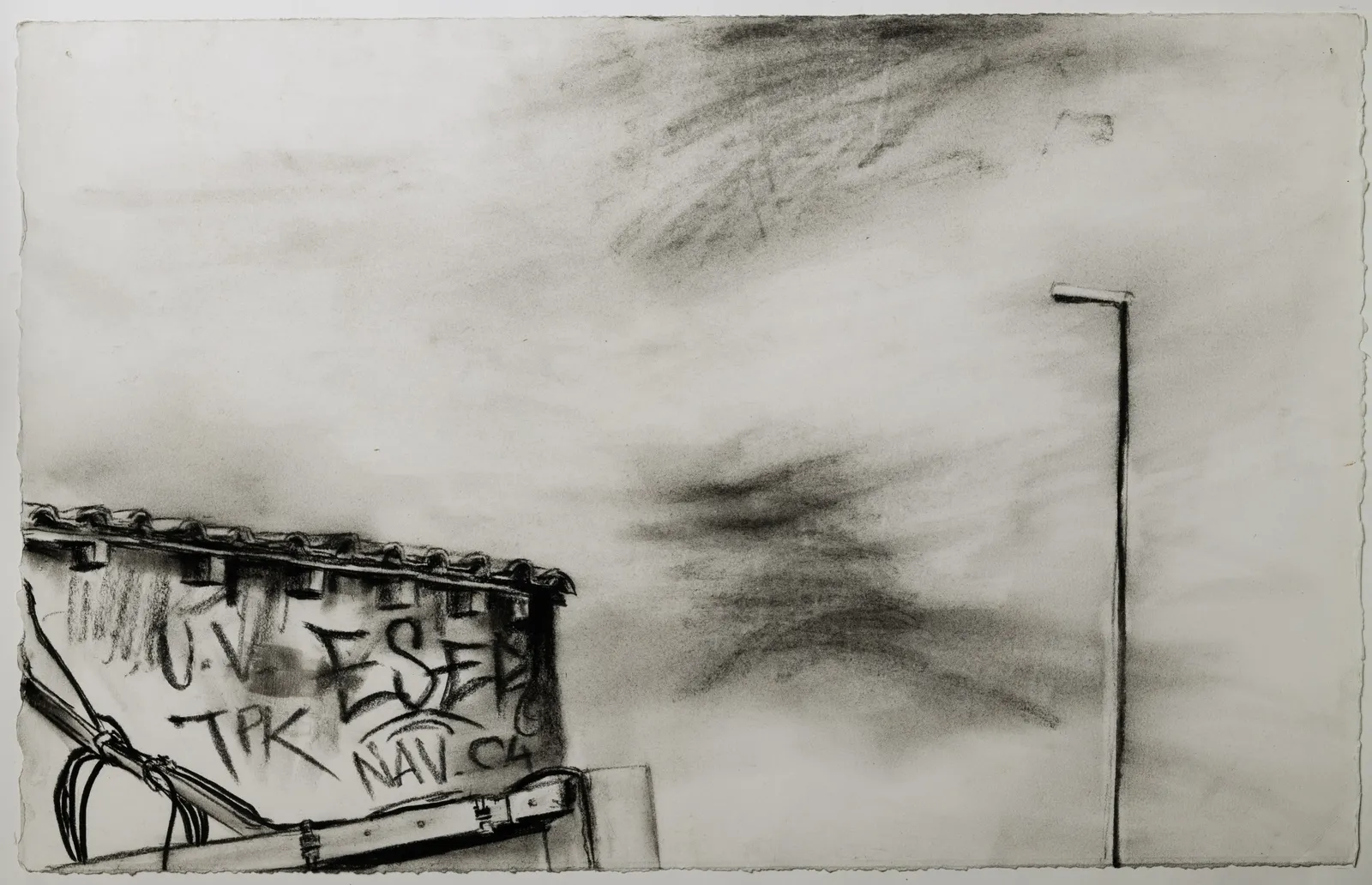 Les Aygalades — charcoal on paper, 2 of 30