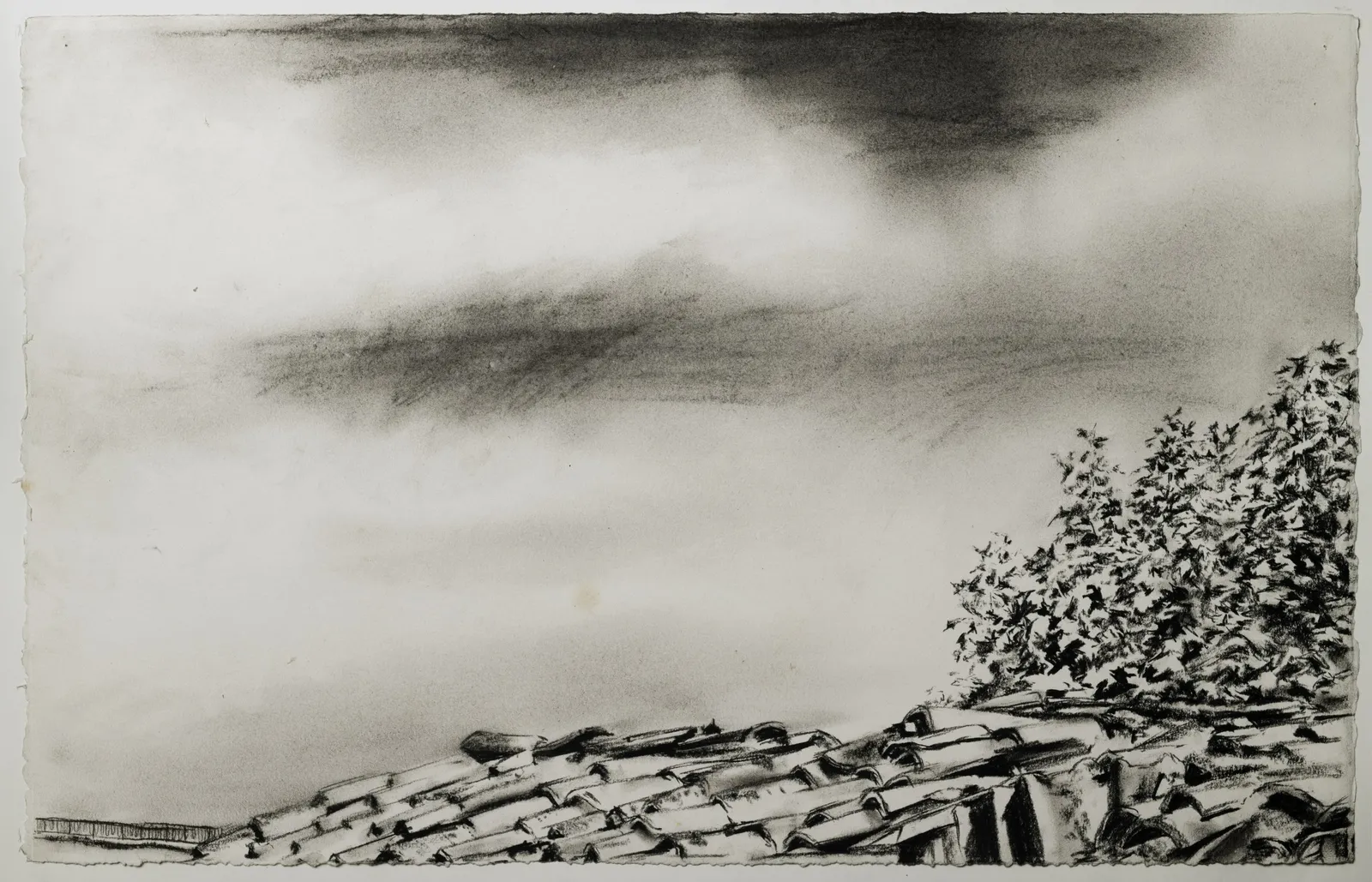 Les Aygalades — charcoal on paper, 5 of 30