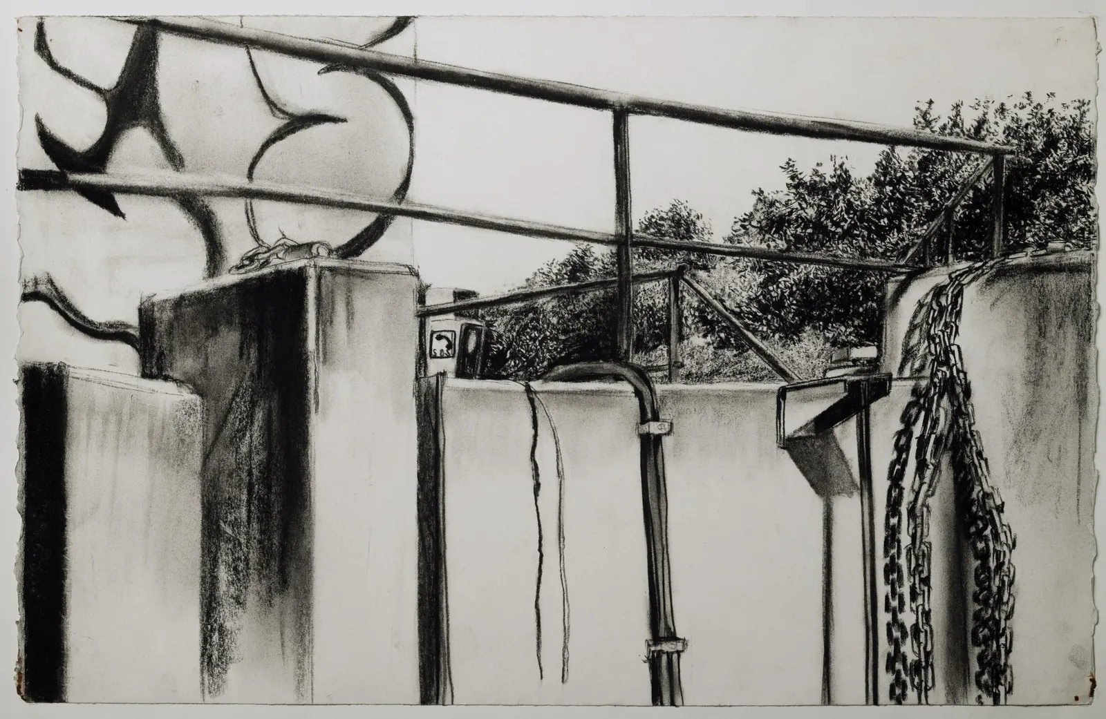 Les Aygalades — charcoal on paper, 8 of 30