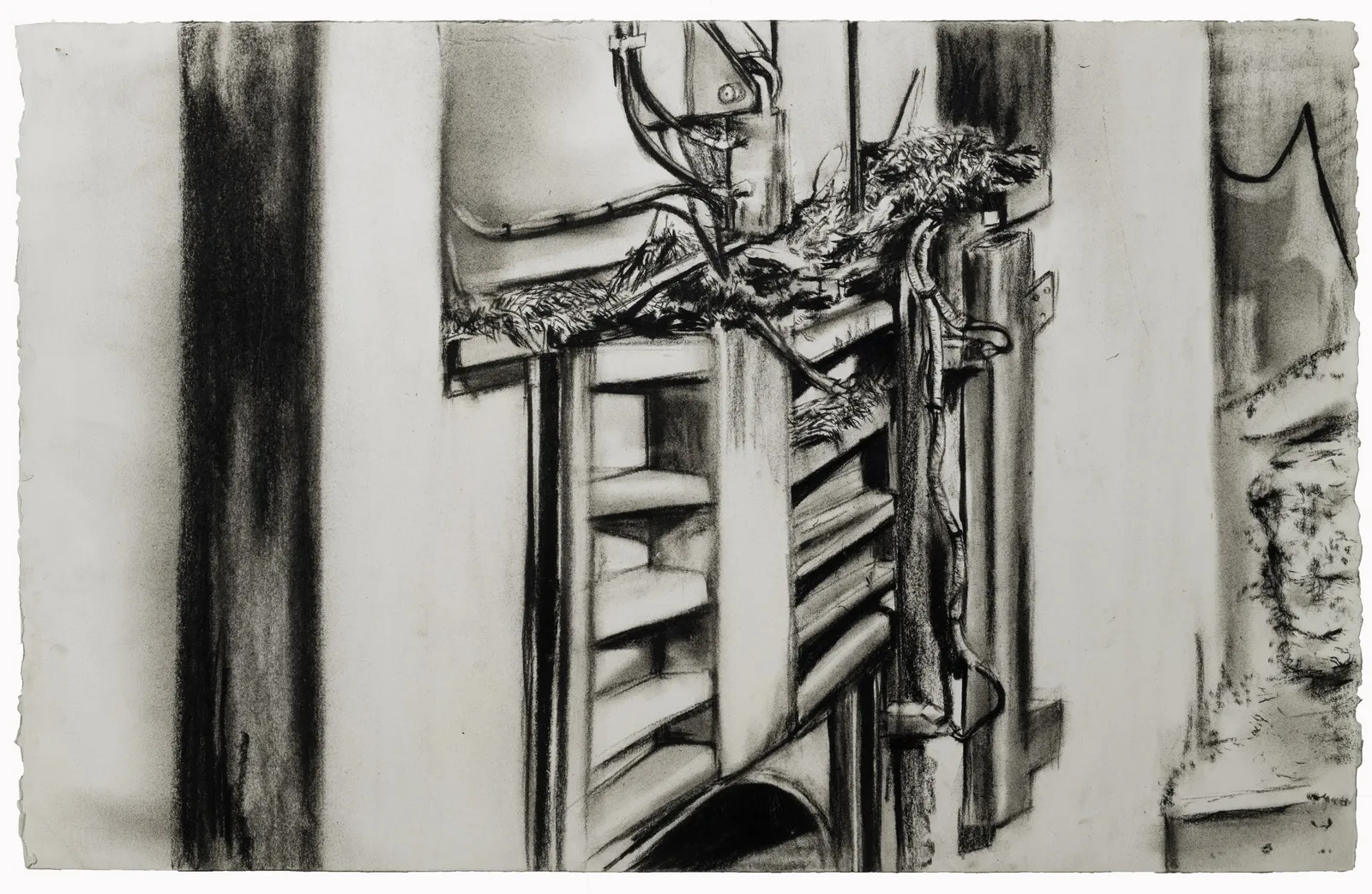 Les Aygalades — charcoal on paper, 14 of 30