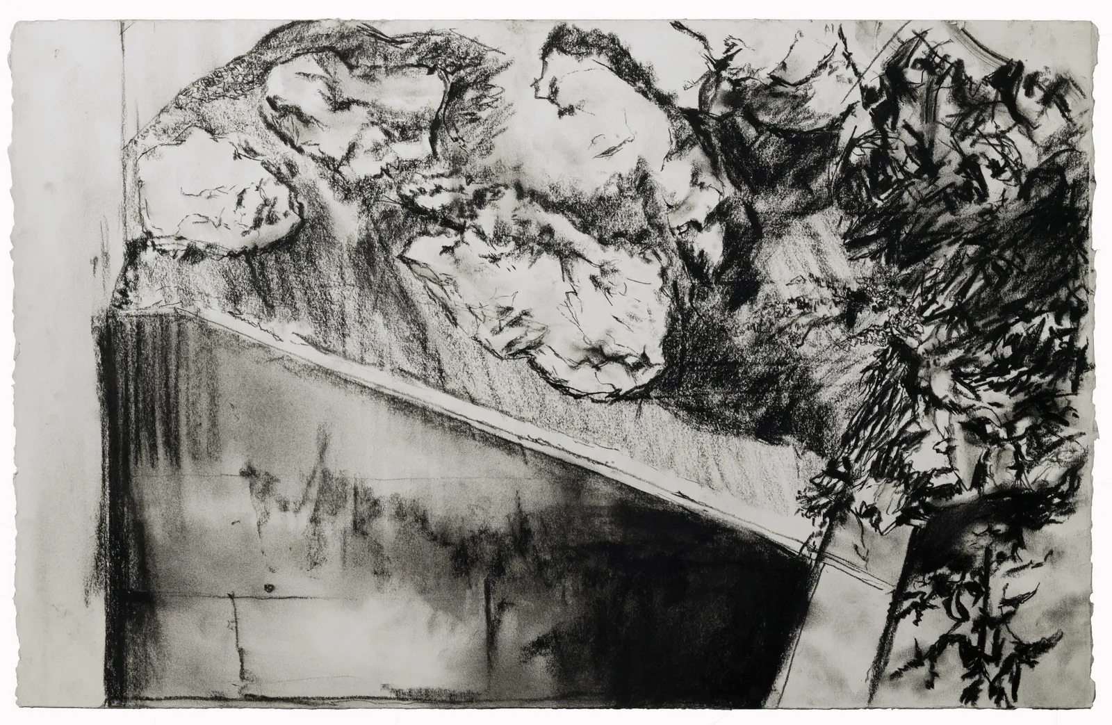 Les Aygalades — charcoal on paper, 15 of 30