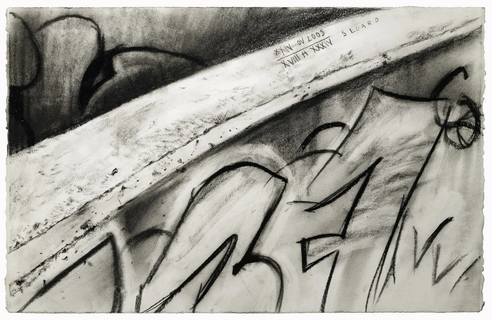 Les Aygalades — charcoal on paper, 29 of 30
