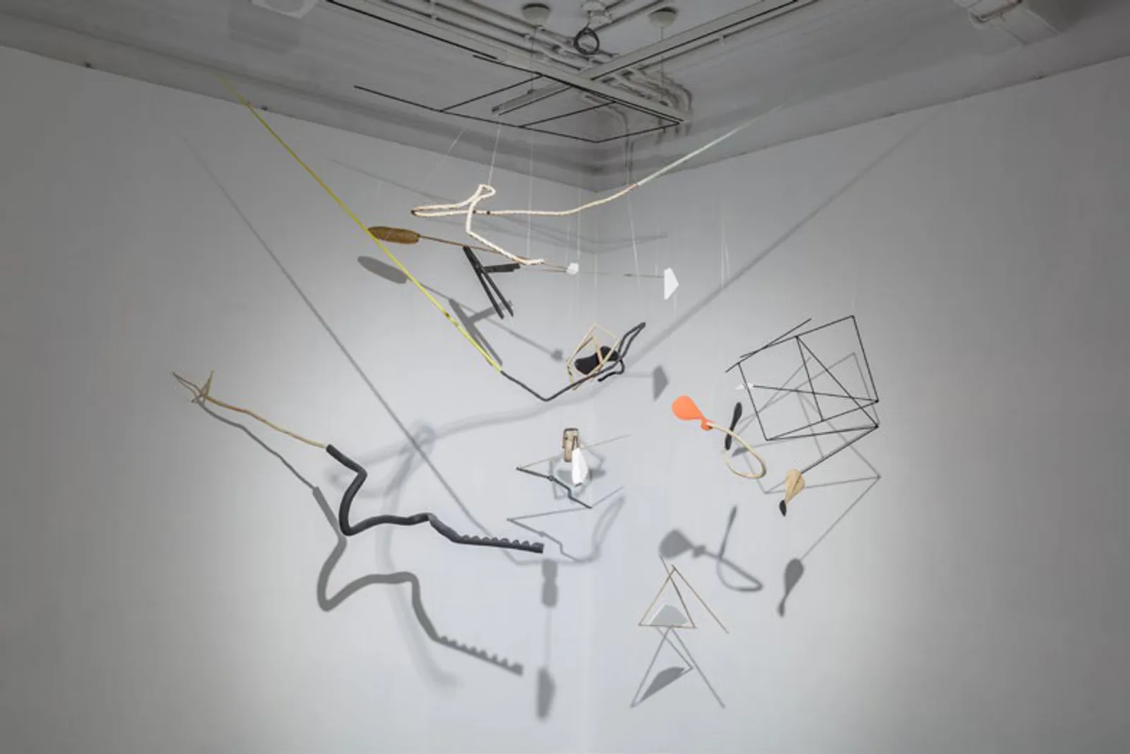 Meteors, 2019 — mixed media mobile installation