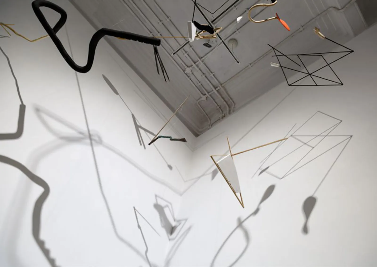 Meteors, 2019 — mixed media mobile installation