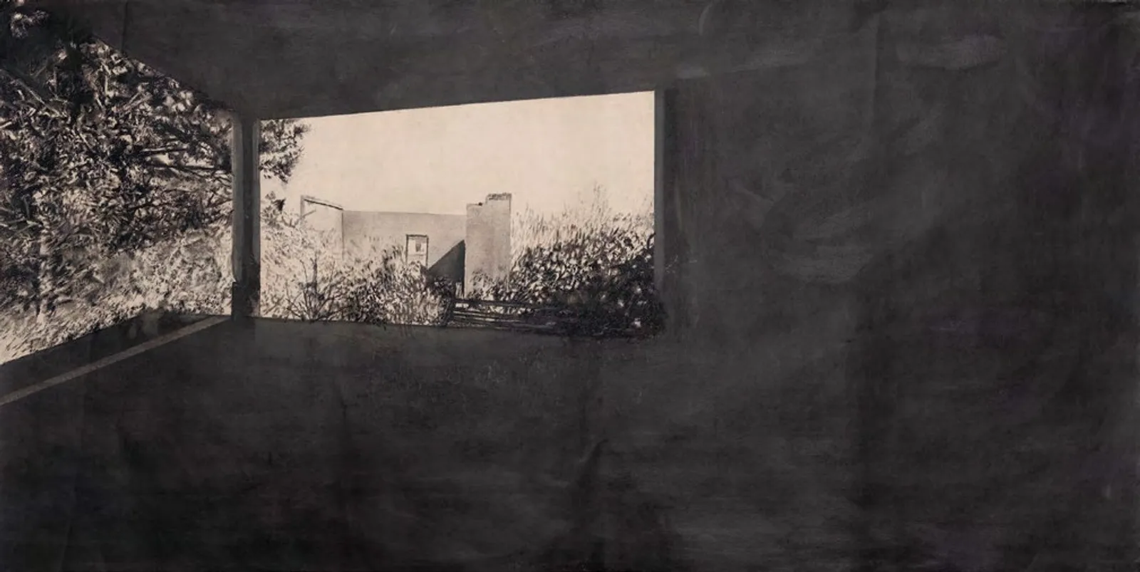 Untitled, 2025 — charcoal on paper