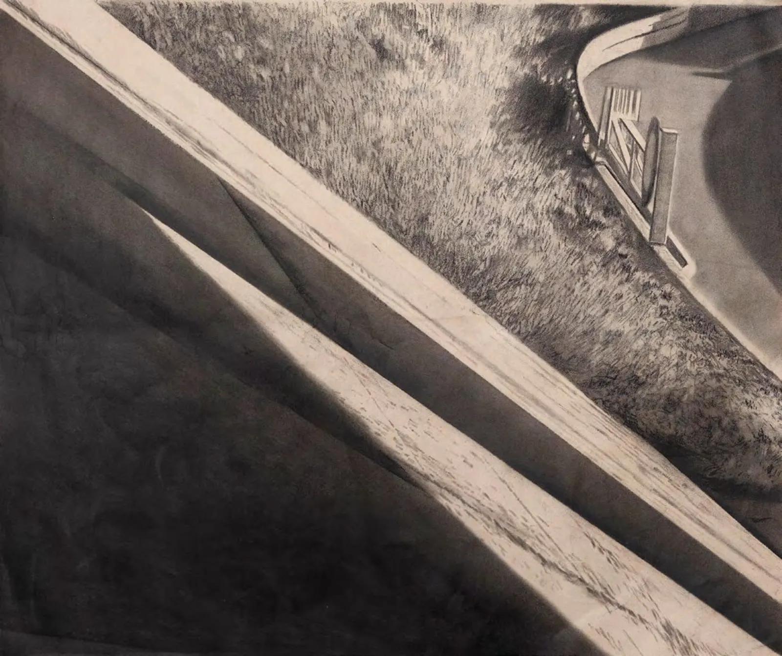 Untitled, 2024 — charcoal on paper