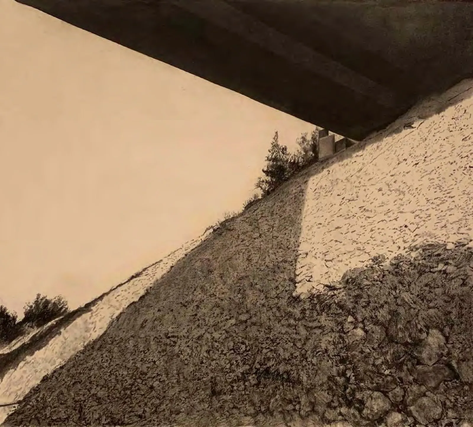 Jonquiere, 2025 — charcoal on paper