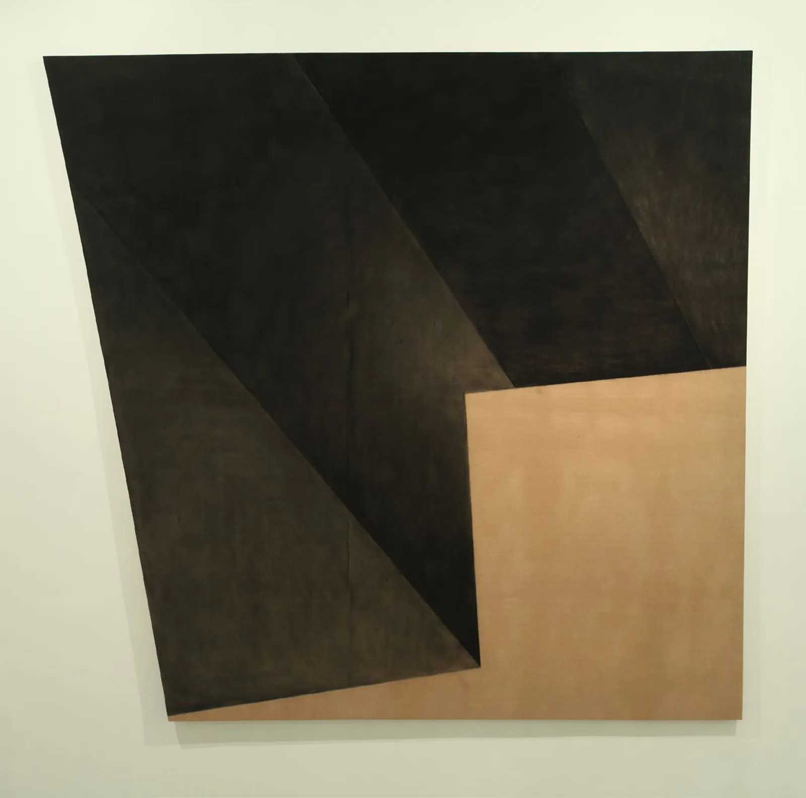 Anywhere but Here, 2015 — charcoal on linen, 229 × 240 cm