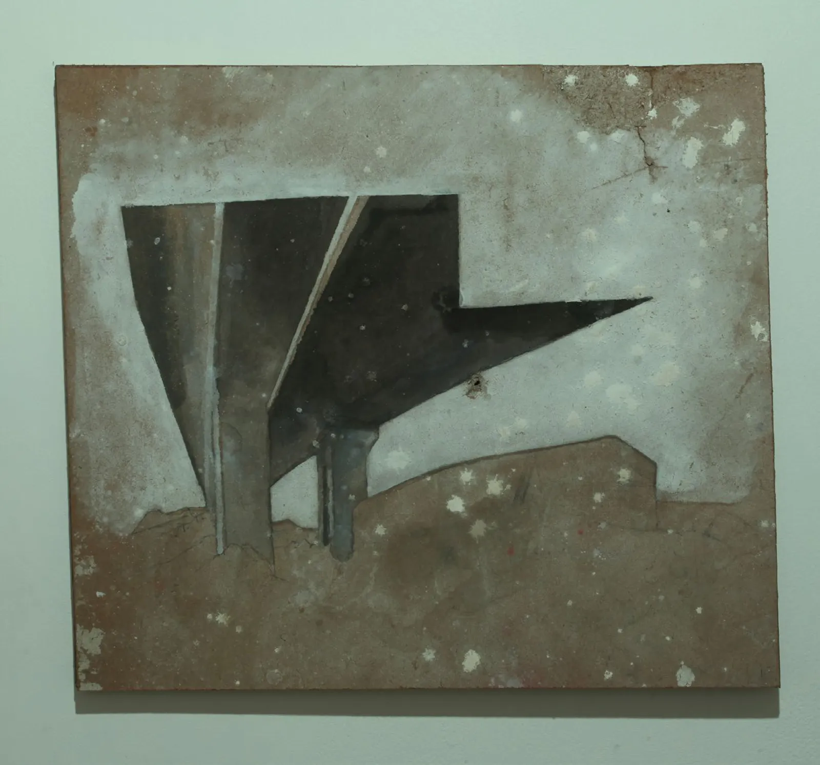 Untitled, 2015 — watercolour and gouache on board, 31 × 35.5 cm