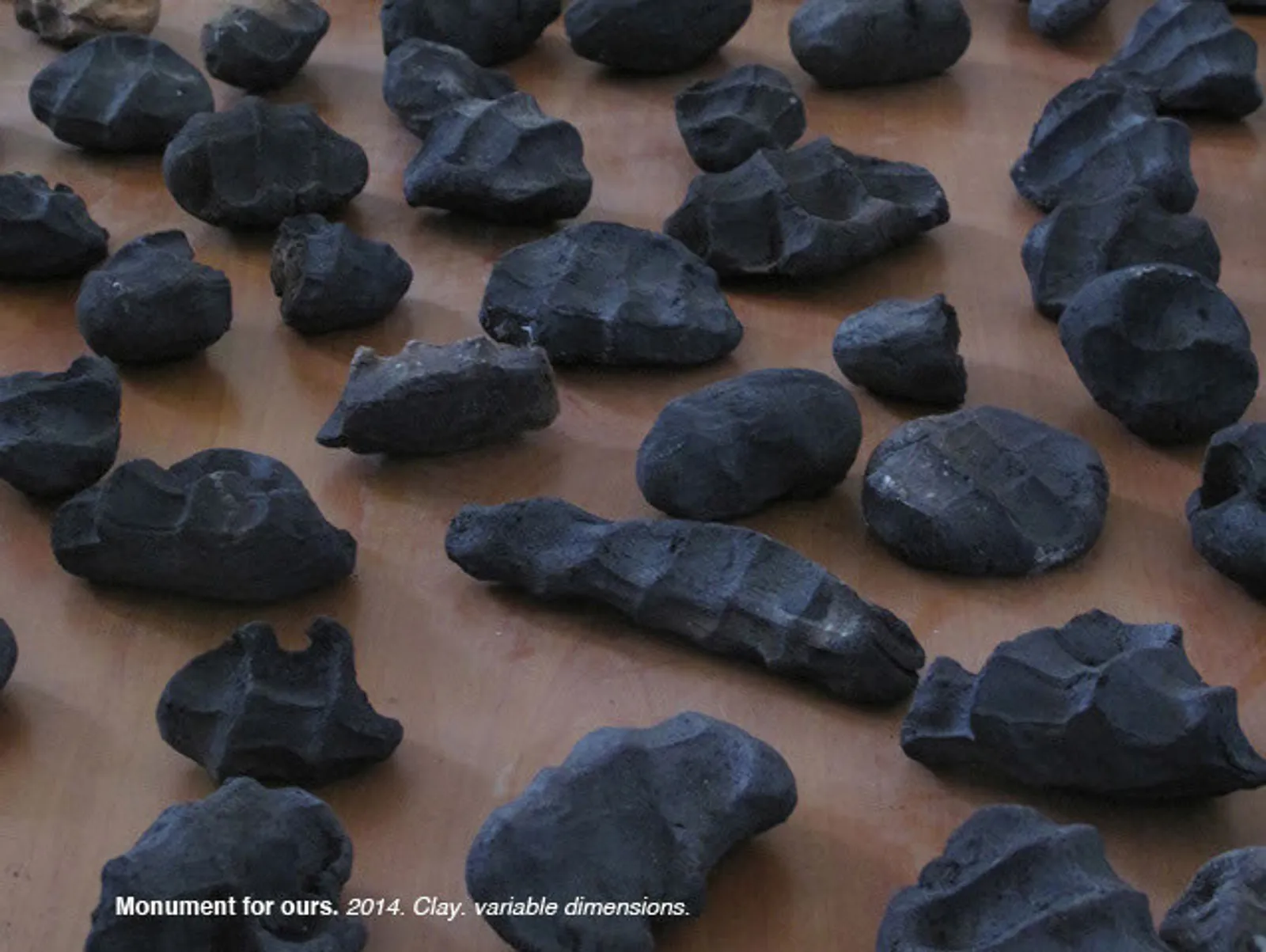 Monument for owls, 2014 — clay