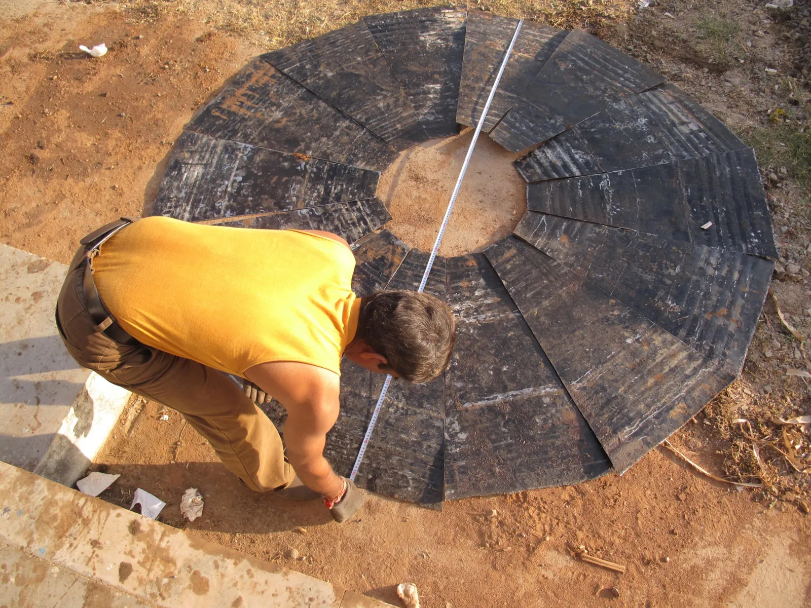 Partapur, 2011 — steel, site-specific installation