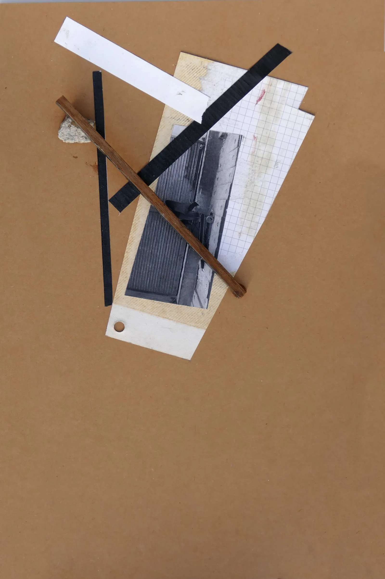 XXIII.XII.016 — collage on paper