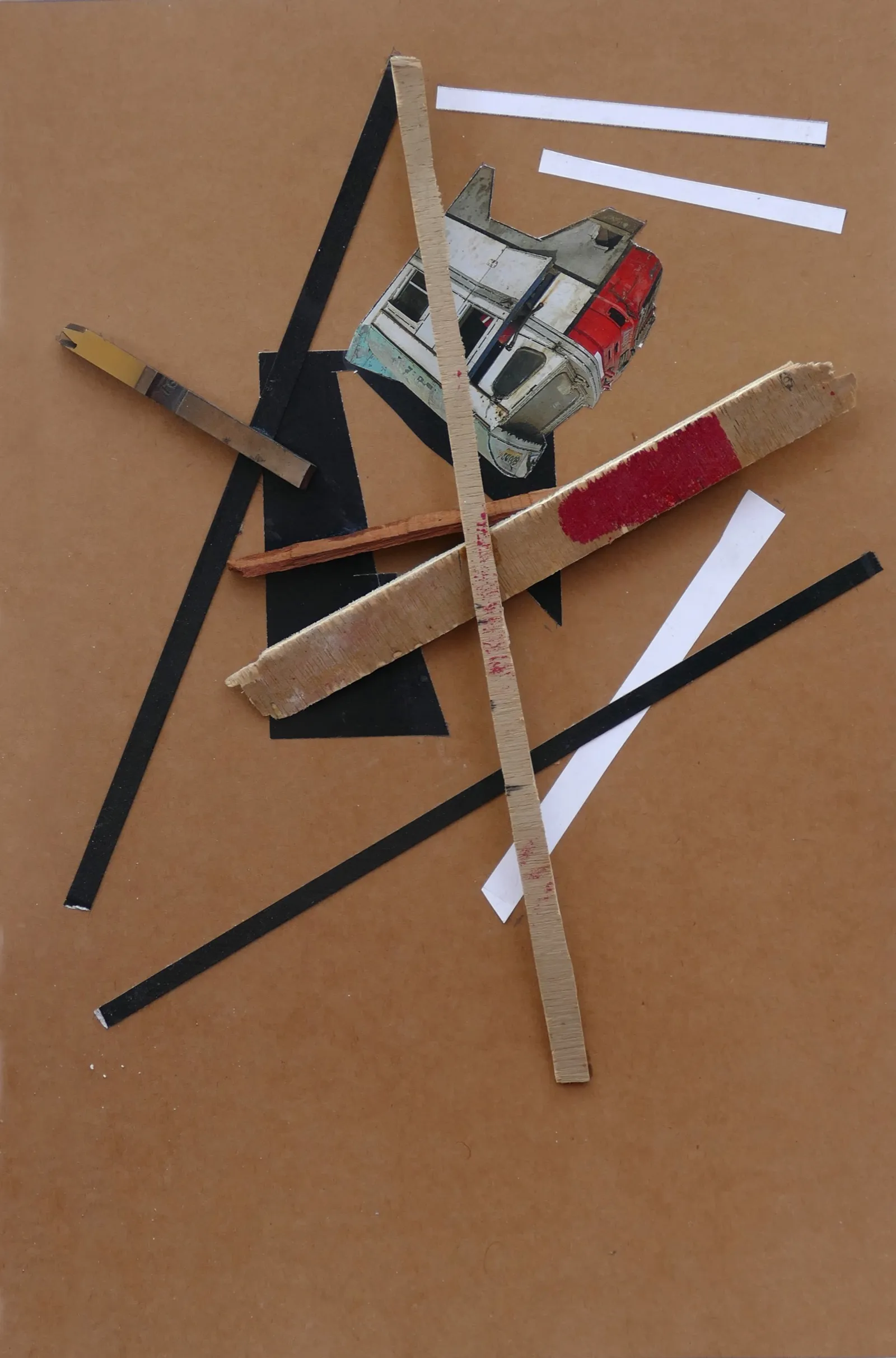 XXIII.XII.016 — collage on paper