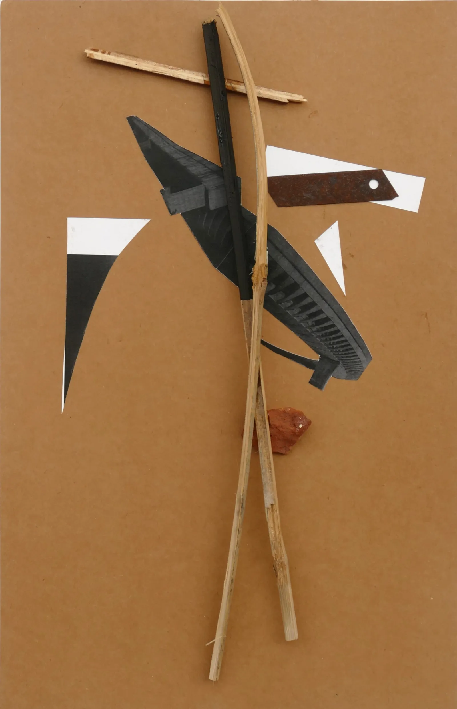 XXIII.XII.016 — collage on paper
