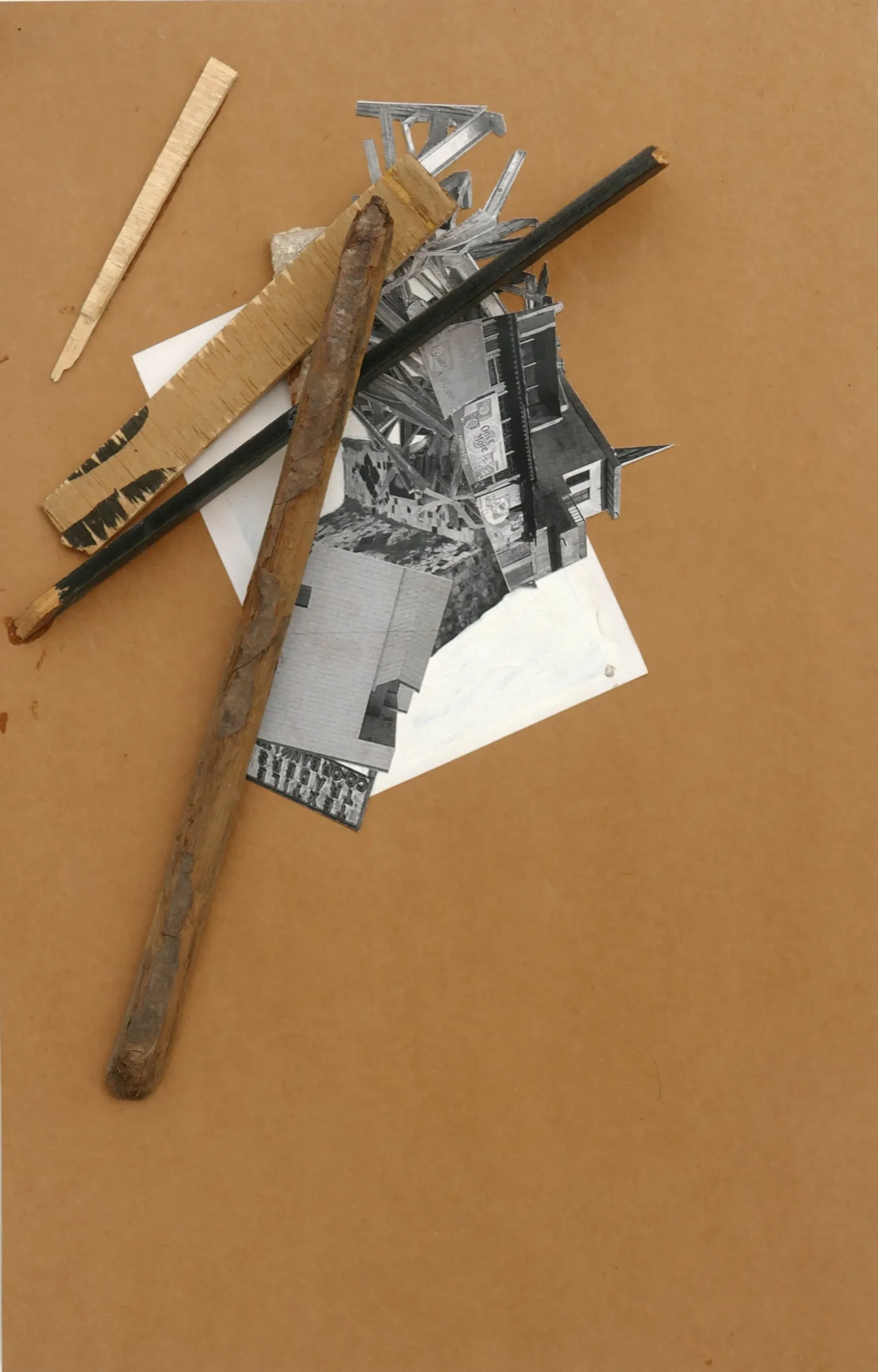 XXIII.XII.016 — collage on paper