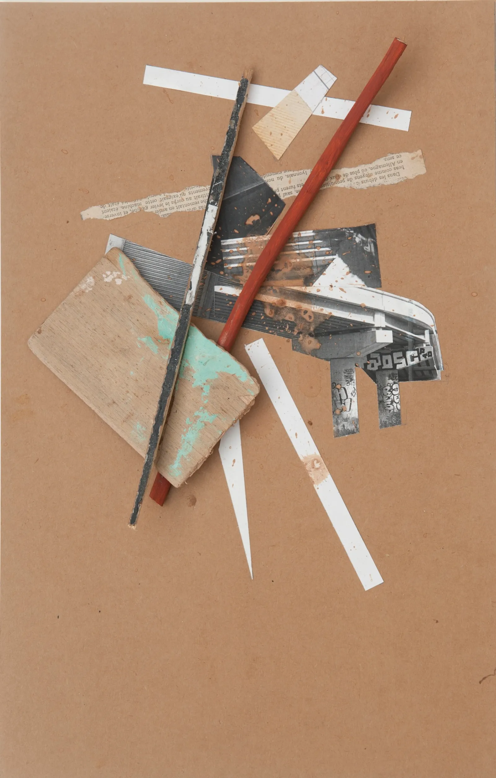 XXIII.XII.016 — collage on paper