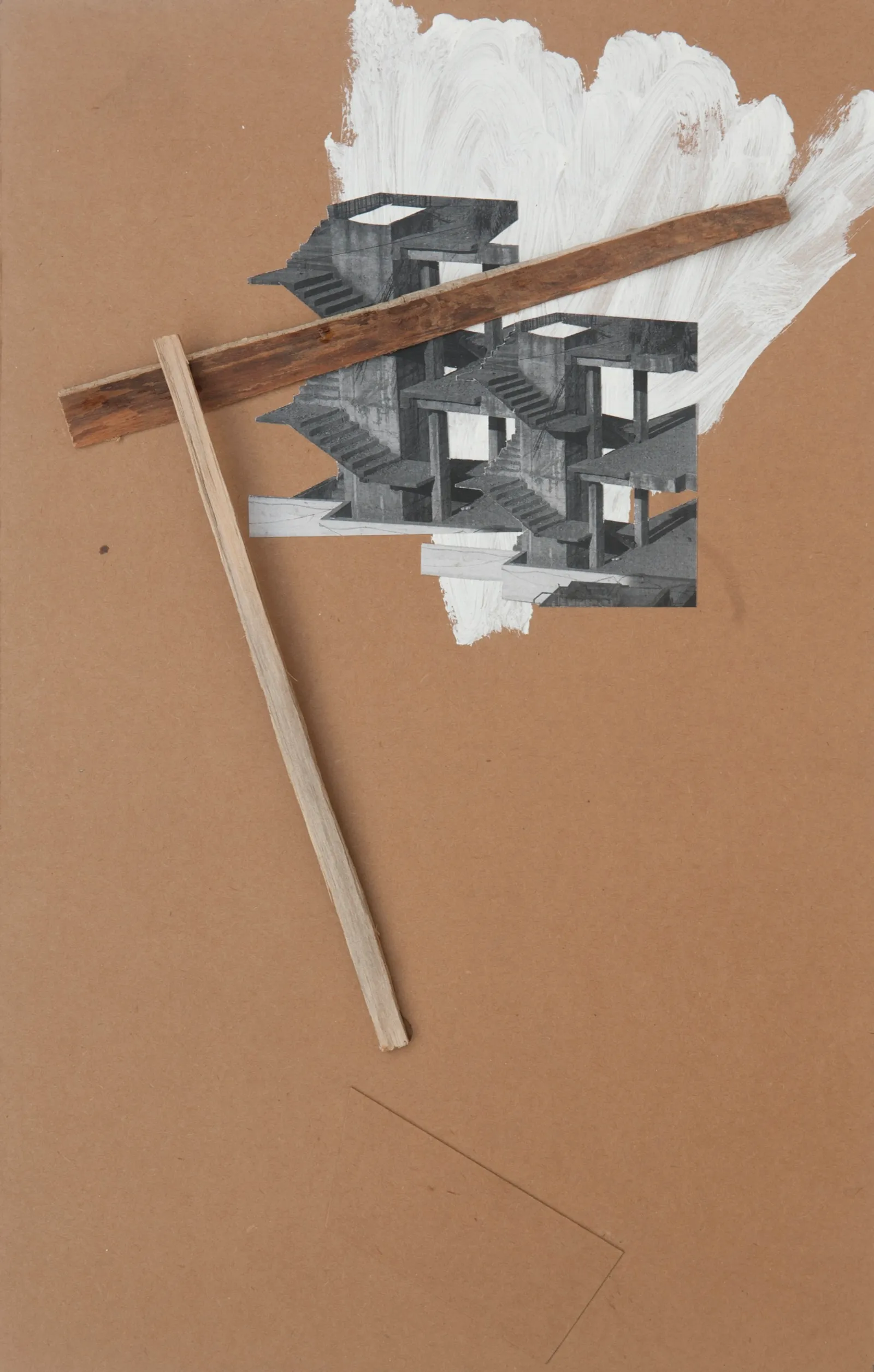 XXIII.XII.016 — collage on paper