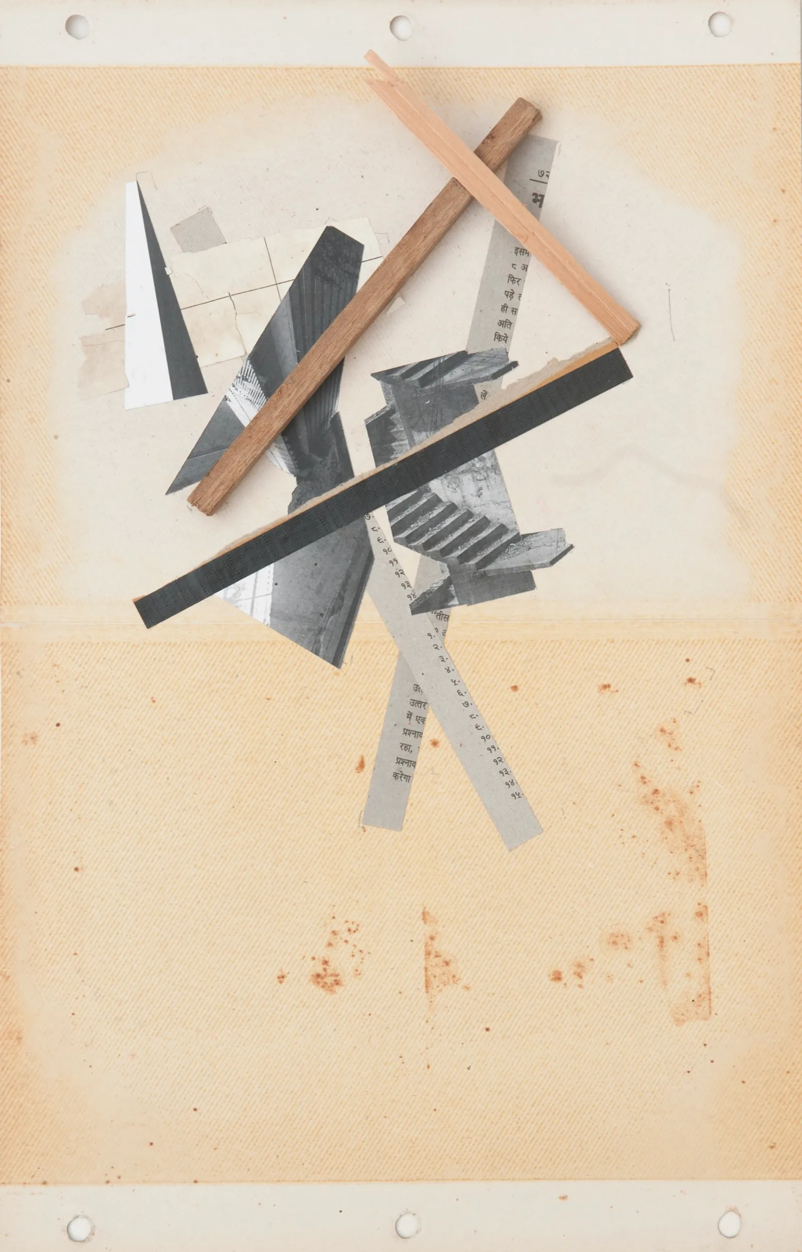 XXIII.XII.016 — collage on paper