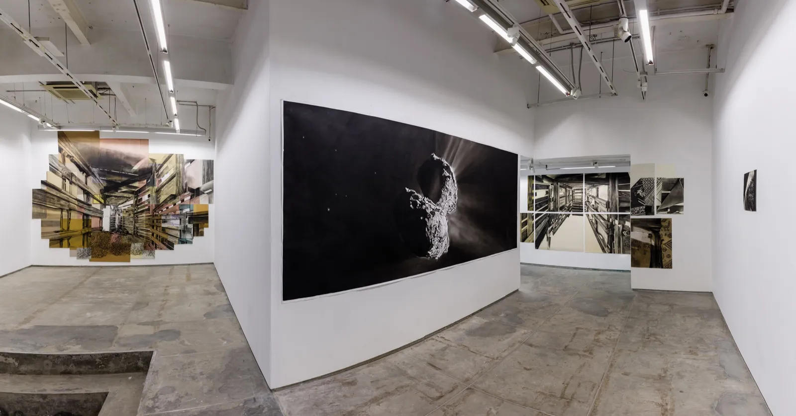 A View from Nowhere — installation view, Experimenter, Kolkata, 2021