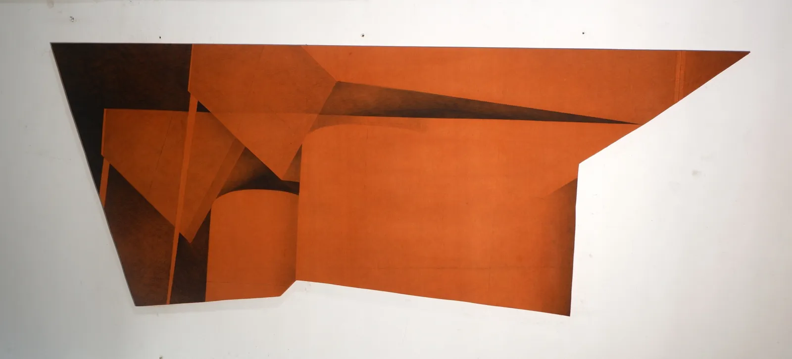 Siolim, 2023 — charcoal on paper, 94 × 243 cm