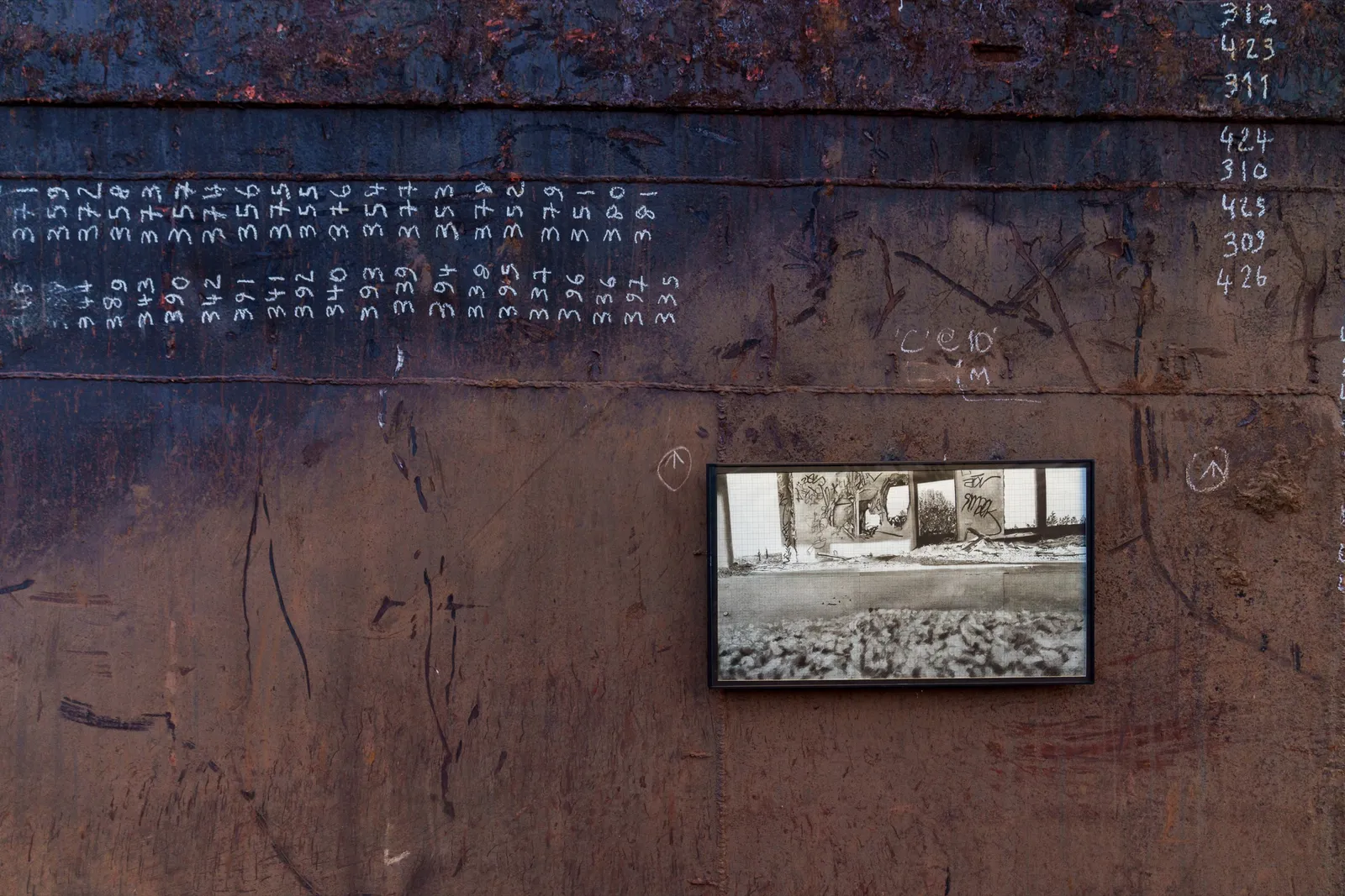 The Barge — installation view on the barge hull, Old Goa, 2025