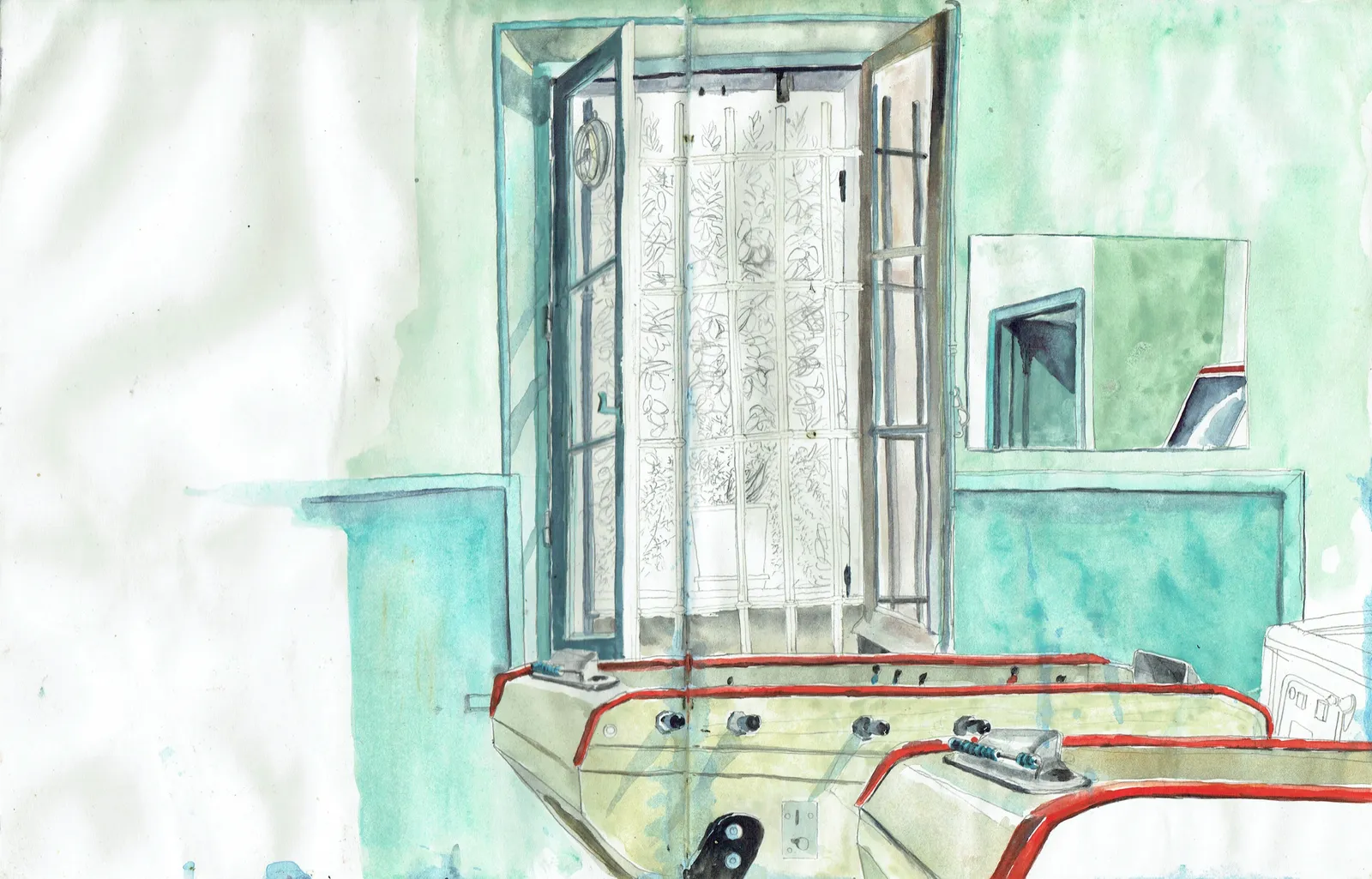 Marseille en Août, 2004–2005 — sketchbook spread 7
